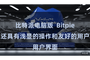 比特派电脑版  Bitpie钱包还具有浅显的操作和友好的用户界面
