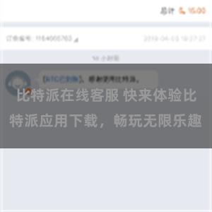 比特派在线客服 快来体验比特派应用下载，畅玩无限乐趣