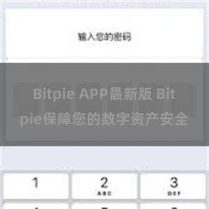 Bitpie APP最新版 Bitpie保障您的数字资产安全